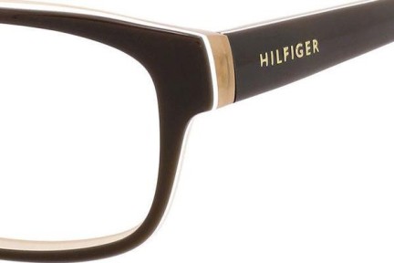 Okulary korekcyjne Tommy Hilfiger TH1018 GYB Prostokątne Brązowe