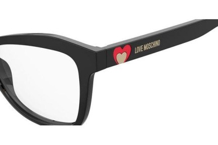 Okulary korekcyjne Love Moschino MOL604 807 Kocie oczy Czarne