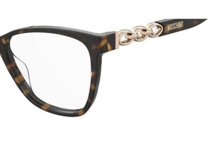 Okulary korekcyjne Moschino MOS588 086 Kocie oczy Havana