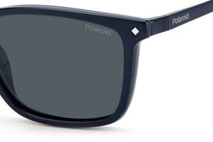 Okulary korekcyjne Polaroid PLD6139/CS GEG/C3 Polarized Prostokątne Niebieskie