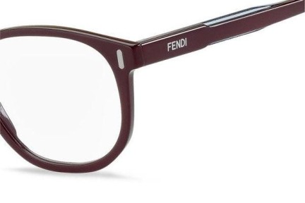 Okulary korekcyjne Fendi FFM0103 XAE Okrągłe Czerwone