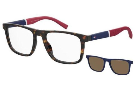 Okulary korekcyjne Tommy Hilfiger TH1903/CS 086/SP Polarized Kwadratowe Havana