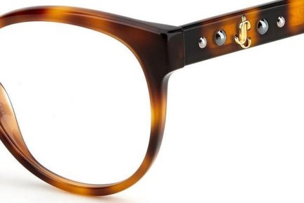 Okulary korekcyjne Jimmy Choo JC336 086 Kocie oczy Havana