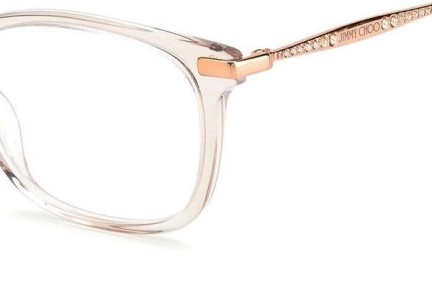 Okulary korekcyjne Jimmy Choo JC298 FWM Prostokątne Przezroczyste