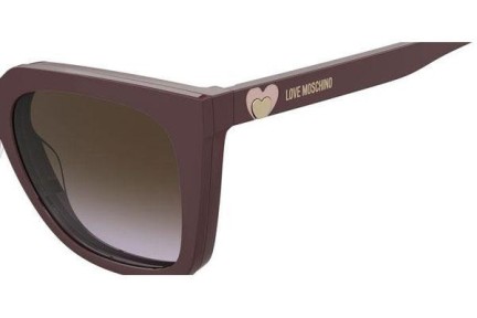 Okulary korekcyjne Love Moschino MOL055/CS 0T7/QR Kwadratowe Fioletowe