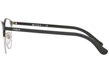 Okulary korekcyjne Vogue Eyewear Light and Shine Collection VO4011 352 Okrągłe Czarne