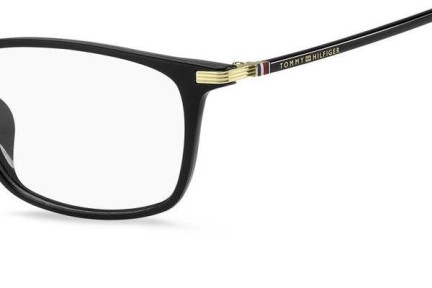 Okulary korekcyjne Tommy Hilfiger TH1937/F 807 Prostokątne Czarne