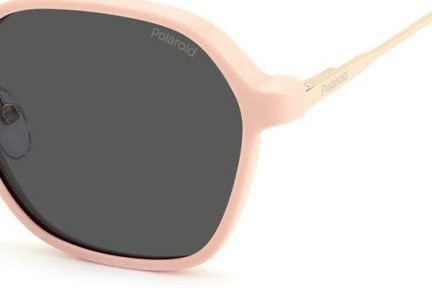 Okulary korekcyjne Polaroid PLD6183/CS EYR/M9 Polarized Kwadratowe Złote