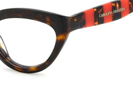 Okulary korekcyjne Carolina Herrera HER0090 O63 Kocie oczy Havana