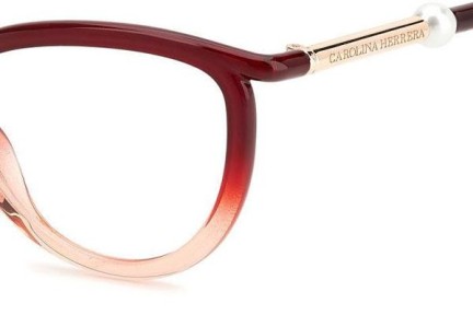 Okulary korekcyjne Carolina Herrera HER0079 C19 Kocie oczy Czerwone