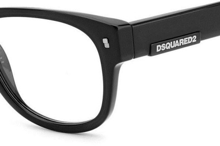 Okulary korekcyjne Dsquared2 D20048 807 Kwadratowe Czarne