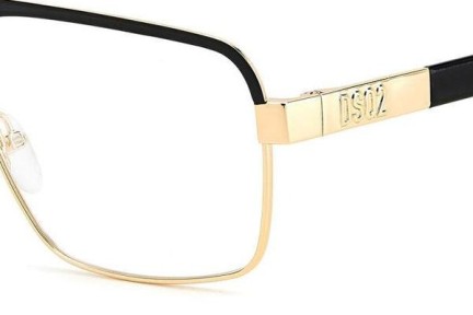 Okulary korekcyjne Dsquared2 D20034 2M2 Pilotki (Aviator) Czarne