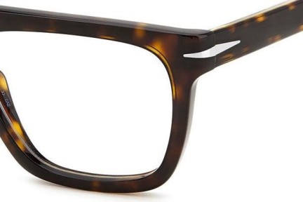 Okulary korekcyjne David Beckham DB7096 086 Flat Top Havana