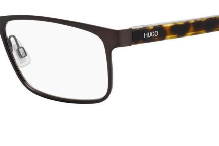 Okulary korekcyjne HUGO HG1005 HGC Prostokątne Brązowe