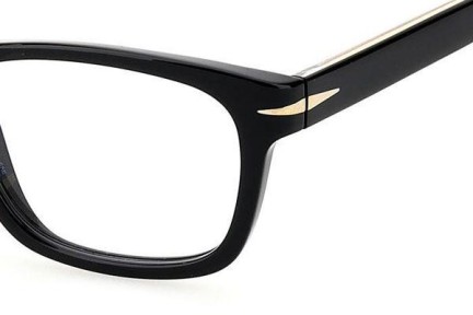 Okulary korekcyjne David Beckham DB7011 807 Prostokątne Czarne