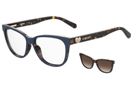 Okulary korekcyjne Love Moschino MOL052/CS 086/HA Kocie oczy Havana