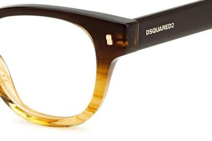 Okulary korekcyjne Dsquared2 D20057 EX4 Okrągłe Brązowe