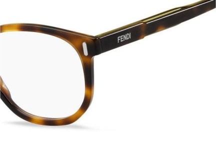 Okulary korekcyjne Fendi FFM0103 HJV Okrągłe Havana