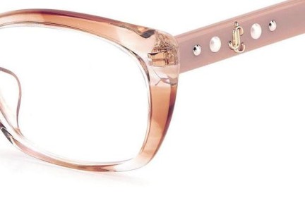 Okulary korekcyjne Jimmy Choo JC346/F HR5 Prostokątne Różowe