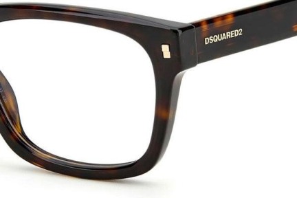 Okulary korekcyjne Dsquared2 D20021 086 Kwadratowe Havana