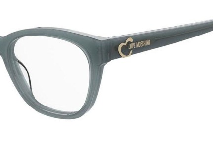 Okulary korekcyjne Love Moschino MOL598 GF5 Kocie oczy Niebieskie