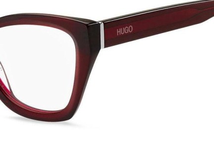 Okulary korekcyjne HUGO HG1160 C9A Kocie oczy Czerwone