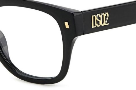 Okulary korekcyjne Dsquared2 D20065 807 Kwadratowe Czarne