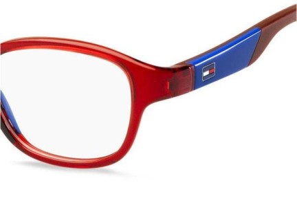 Okulary korekcyjne Tommy Hilfiger Junior TH1500 C9A Kwadratowe Czerwone