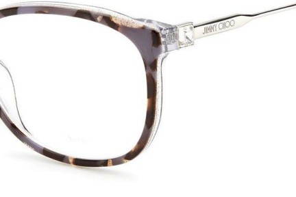 Okulary korekcyjne Jimmy Choo JC302 S61 Kwadratowe Wielokolorowe