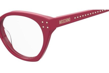 Okulary korekcyjne Moschino MOS582 C9A Kocie oczy Czerwone