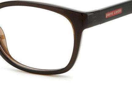 Okulary korekcyjne Pierre Cardin P.C.6250 09Q Kwadratowe Brązowe