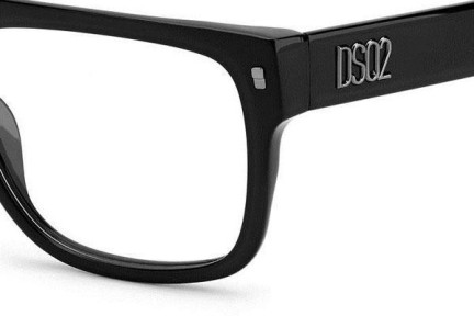 Okulary korekcyjne Dsquared2 D20036 ANS Flat Top Czarne