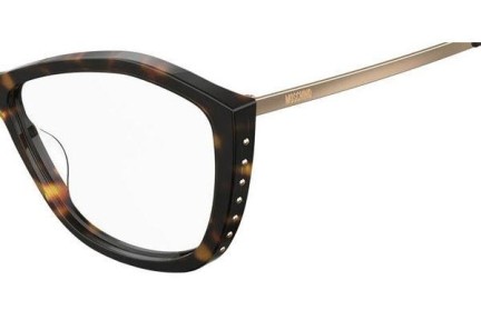 Okulary korekcyjne Moschino MOS573 086 Kocie oczy Havana