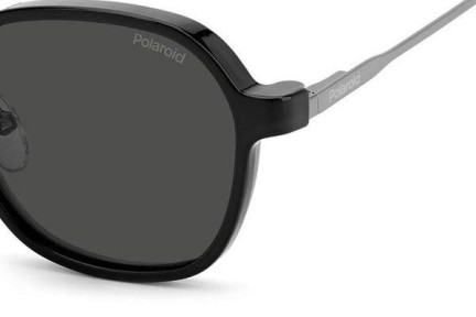 Okulary korekcyjne Polaroid PLD6184/CS V81/M9 Polarized Kwadratowe Srebrne