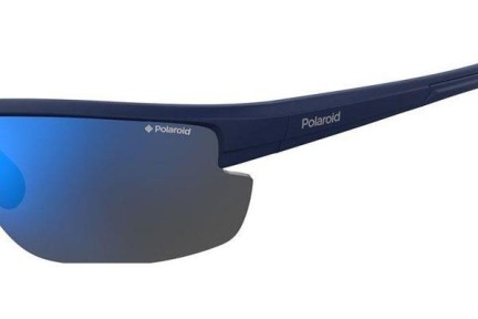 Okulary przeciwsłoneczne Polaroid Sport PLD7027/S PJP/5X Polarized Prostokątne Niebieskie