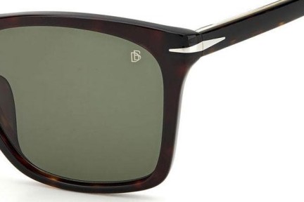 Okulary przeciwsłoneczne David Beckham DB1054/F/S 086/QT Prostokątne Havana