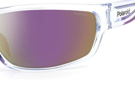 Okulary przeciwsłoneczne Polaroid PLD7029/S 141/AI Polarized Prostokątne Przezroczyste