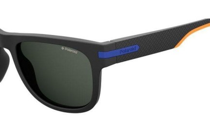 Okulary przeciwsłoneczne Polaroid Active Collection PLD2065/S 0VK/M9 Polarized Kwadratowe Czarne