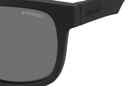 Okulary przeciwsłoneczne Polaroid Junior PLD8020/S YYV/Y2 Polarized Prostokątne Czarne