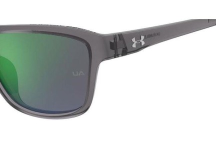 Okulary przeciwsłoneczne Under Armour UARUMBLE/F 63M/V8 Kwadratowe Szare