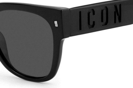 Okulary przeciwsłoneczne Dsquared2 ICON0005/S 807/IR Kwadratowe Czarne