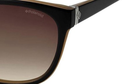 Okulary przeciwsłoneczne Polaroid P8339 KIH/LA Polarized Kocie oczy Czarne