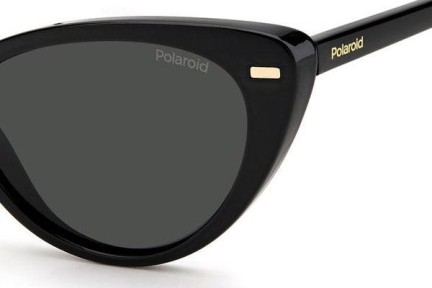 Okulary przeciwsłoneczne Polaroid PLD4109/S 807/M9 Polarized Kocie oczy Czarne