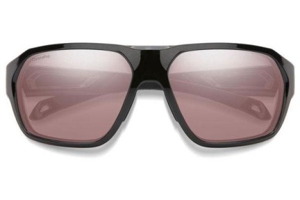 Okulary przeciwsłoneczne Smith DECKBOSS 807/L5 Polarized Prostokątne Czarne