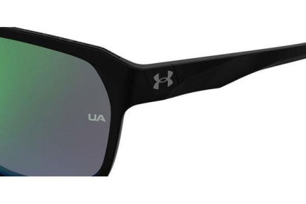 Okulary przeciwsłoneczne Under Armour UADOMINATE 807/V8 Prostokątne Czarne