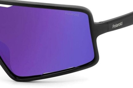 Okulary przeciwsłoneczne Polaroid PLD7045/S 5F3/MF Polarized Pojedyncze | Shield Czarne