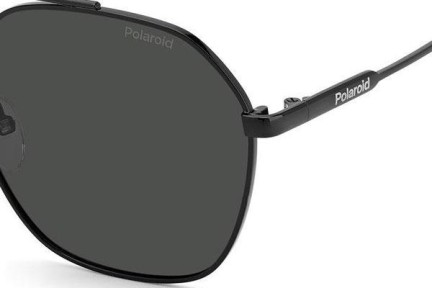 Okulary przeciwsłoneczne Polaroid PLD6172/S 807/M9 Polarized Okrągłe Czarne