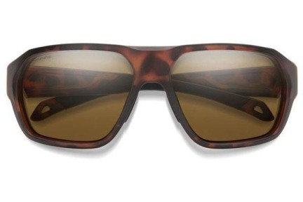 Okulary przeciwsłoneczne Smith DECKBOSS N9P/L5 Polarized Prostokątne Havana