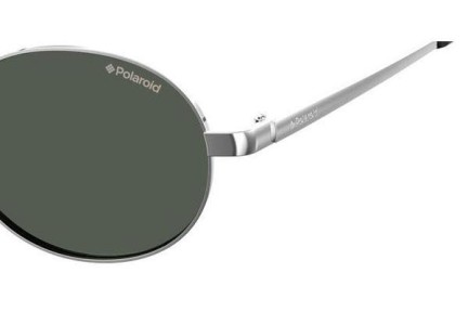 Okulary przeciwsłoneczne Polaroid #fedezselection Collection PLD6066/S 79D/M9 Polarized Okrągłe Srebrne