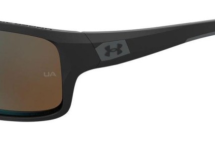 Okulary przeciwsłoneczne Under Armour UA0004/S 0VK/W1 Prostokątne Czarne